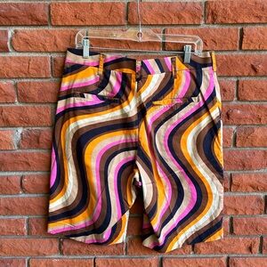Loudmouth retro pop art golf shorts